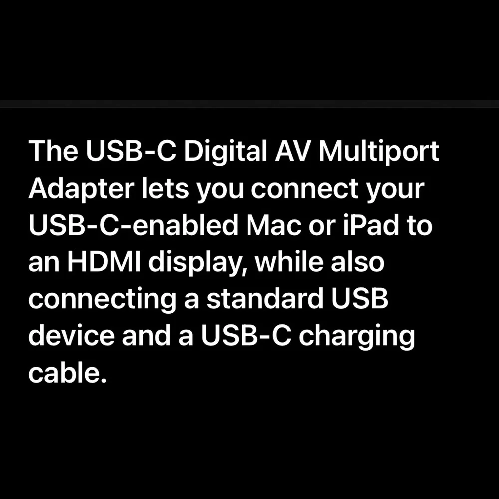 Apple multiport adapter